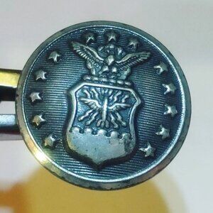 Shank Button USAF Vintage United States Air Force Waterbury Military Insignia